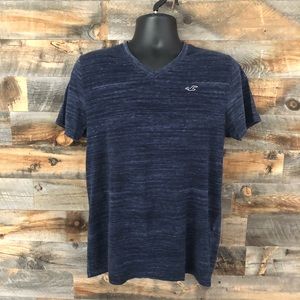 Hollister Blue Variations Men’s V-Neck Tee